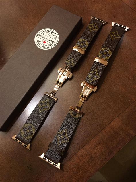 lv apple watch band 45mm